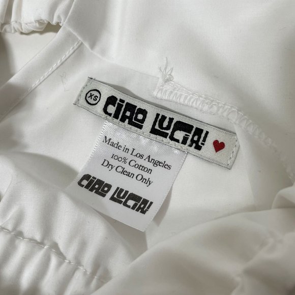 CIAO LUCIA White Cotton 'Ezio' Top - Picture 7 of 7